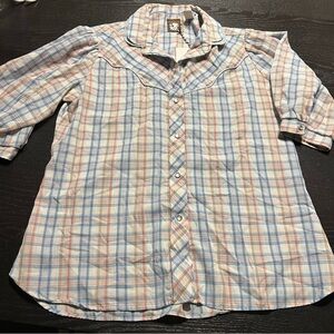 Vintage Karma Plaid Shirt